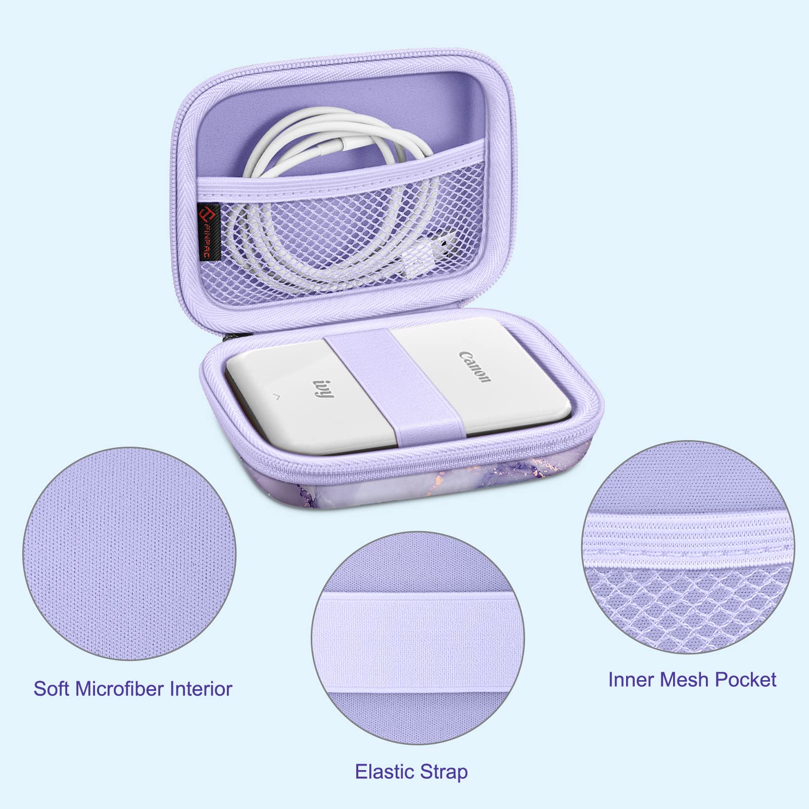 Foto 4 | Funda Protectora Fintie Para Canon Ivy Mini/canon Ivy 2 Mini - Venta Internacional.