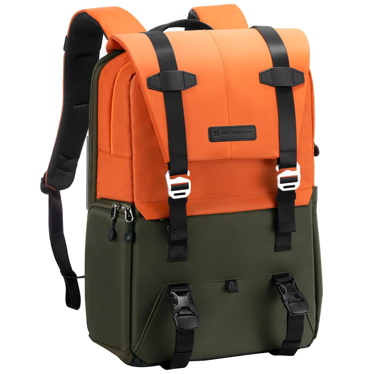 Foto 2 pulgar | Mochila Para Cámara K&f Concept De Gran Capacidad, 20 L, Naranja - Venta Internacional.