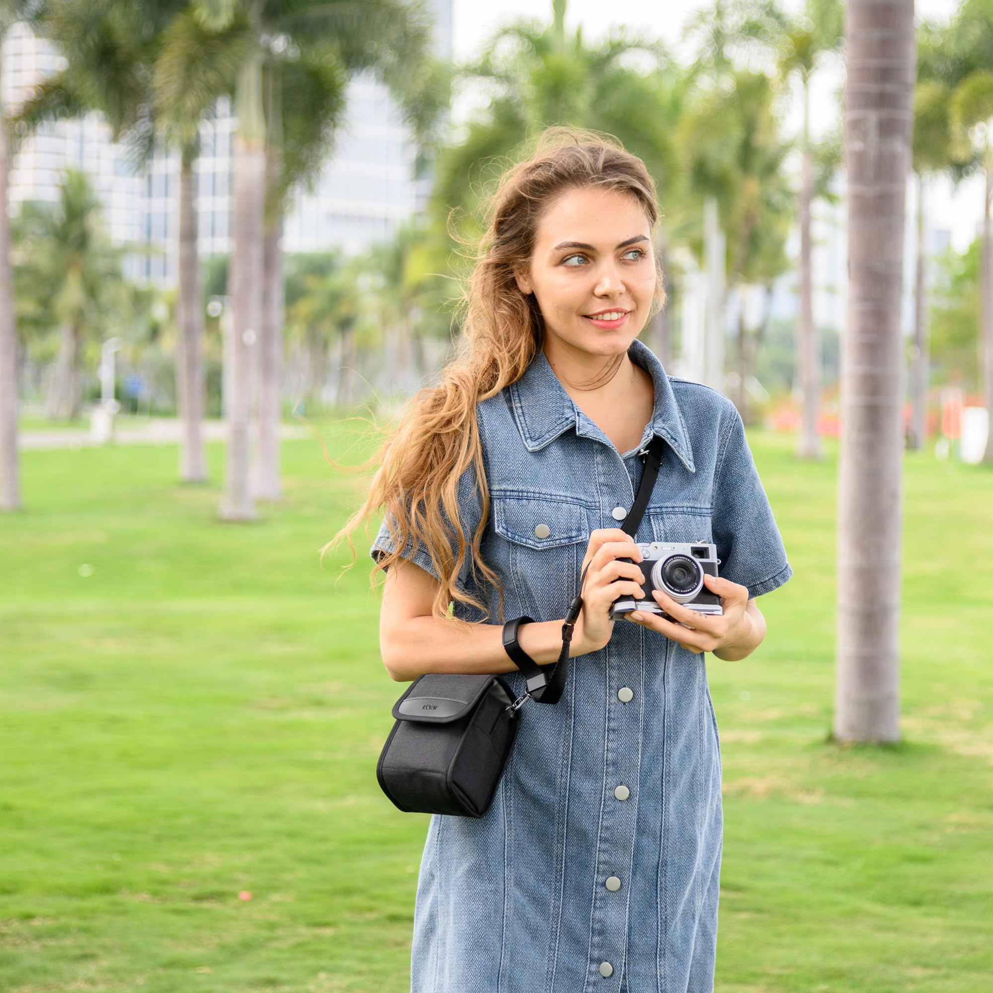 Foto 6 pulgar | Funda De Cámara Kiwifotos Travel Con Correa Para Fujifilm Fuji X100vi - Venta Internacional.
