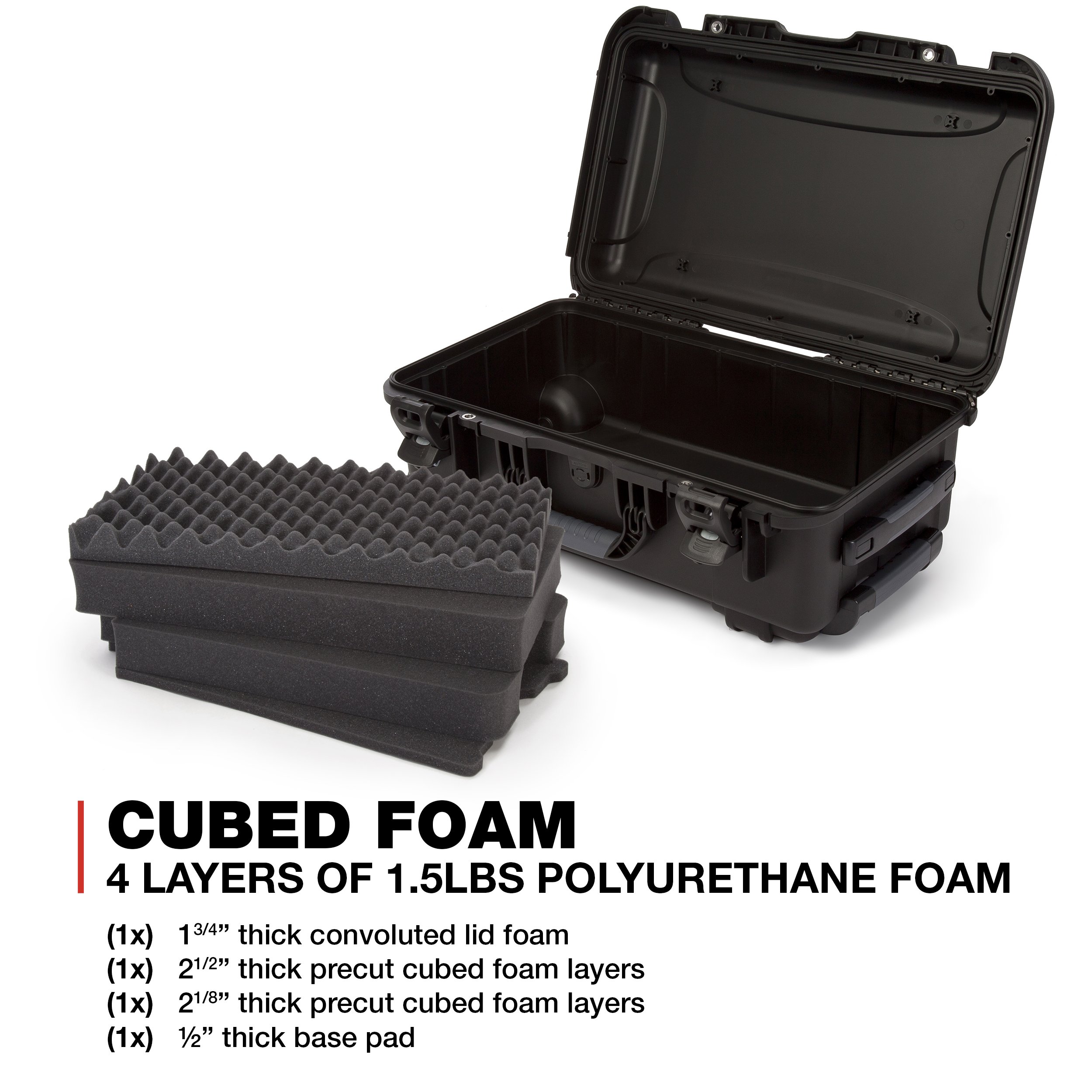 Foto 8 pulgar | Funda Protectora Nanuk 935 De Resina Reciclada Con Ruedas, Color Negro - Venta Internacional.