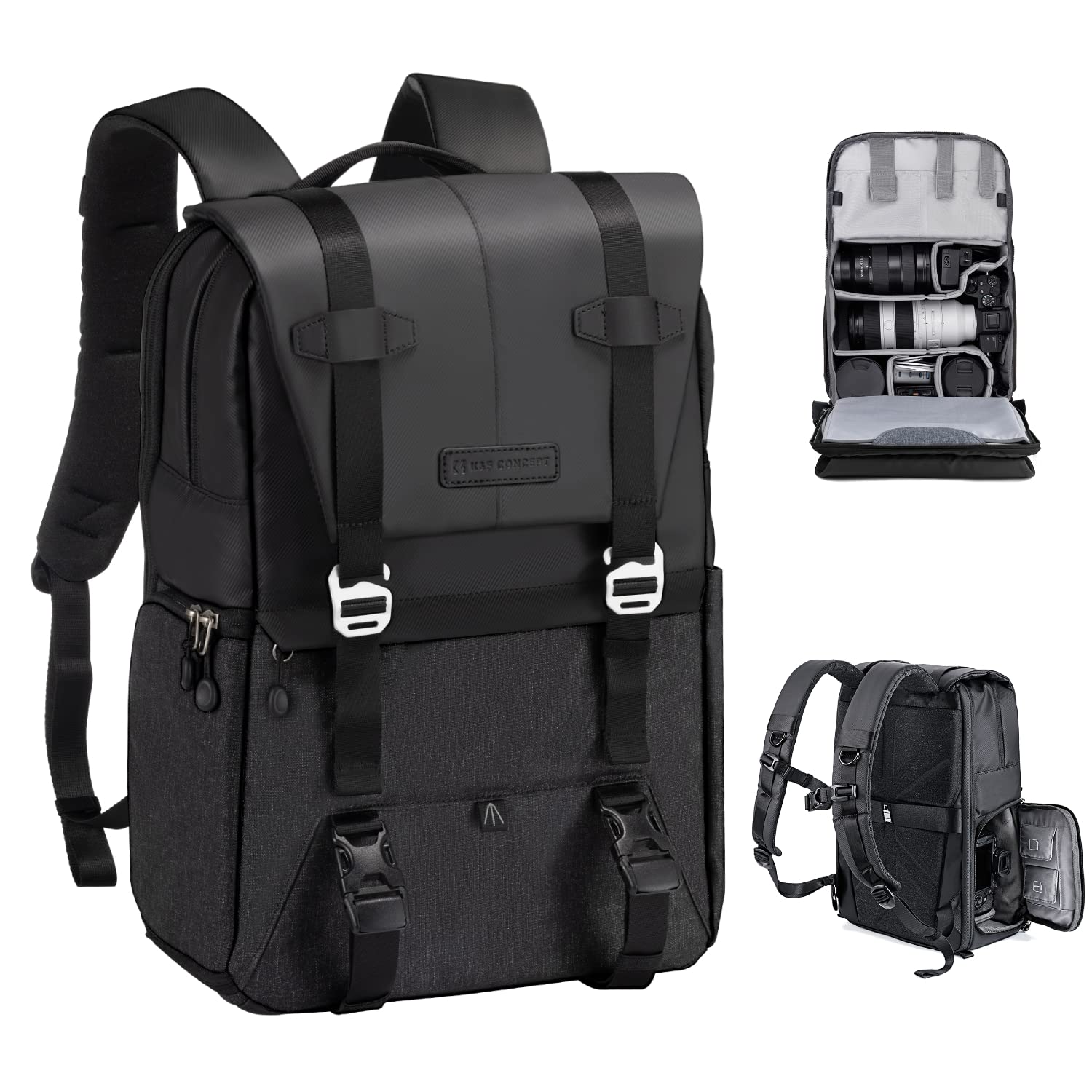 Foto 2 pulgar | Mochila De Cámara K&f Concept 20l Para Canon Nikon Sony Dji Mavic - Venta Internacional.