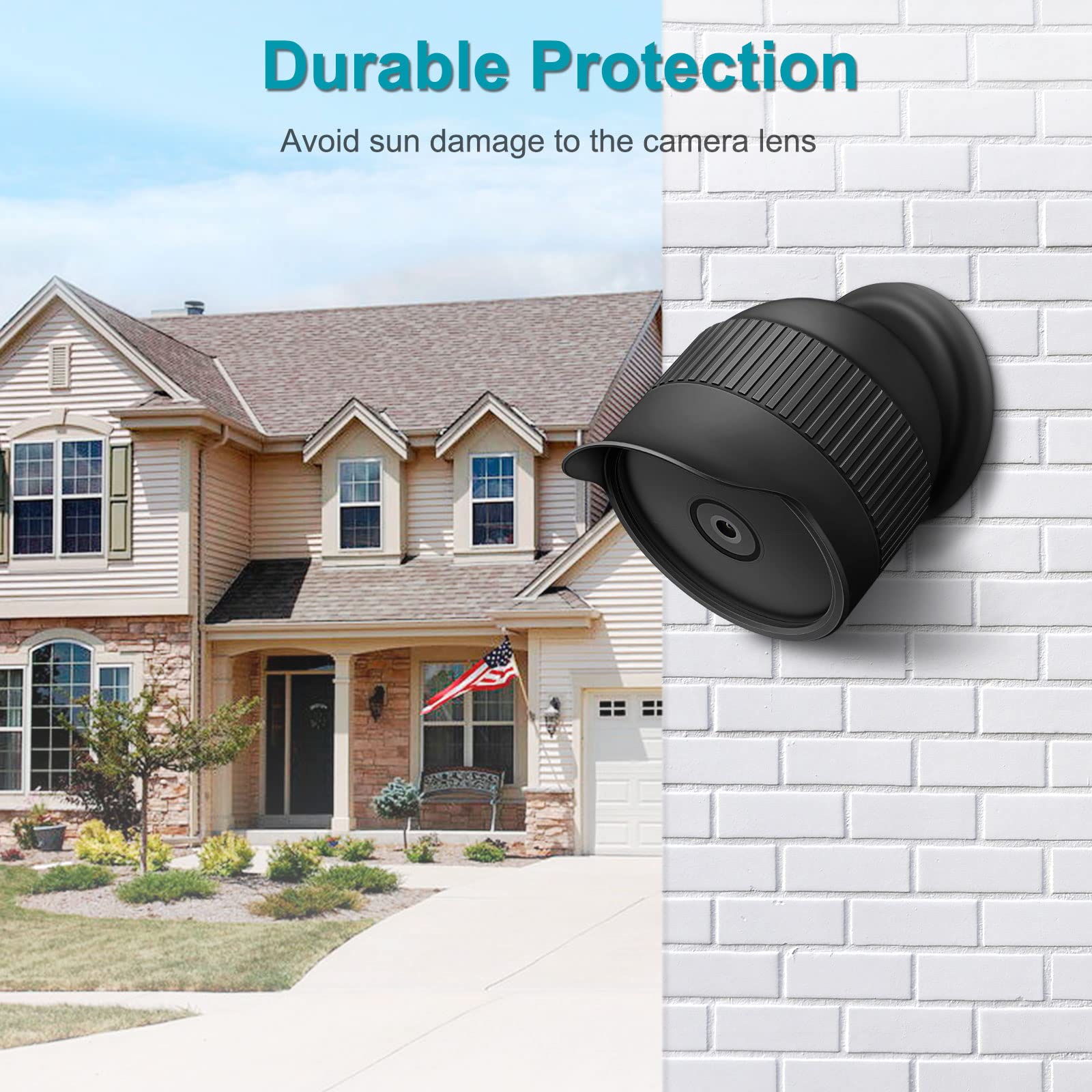 Foto 5 pulgar | Funda De Silicona Para Nest Cam Outdoor/indoor 2021, Color Negro - Venta Internacional.