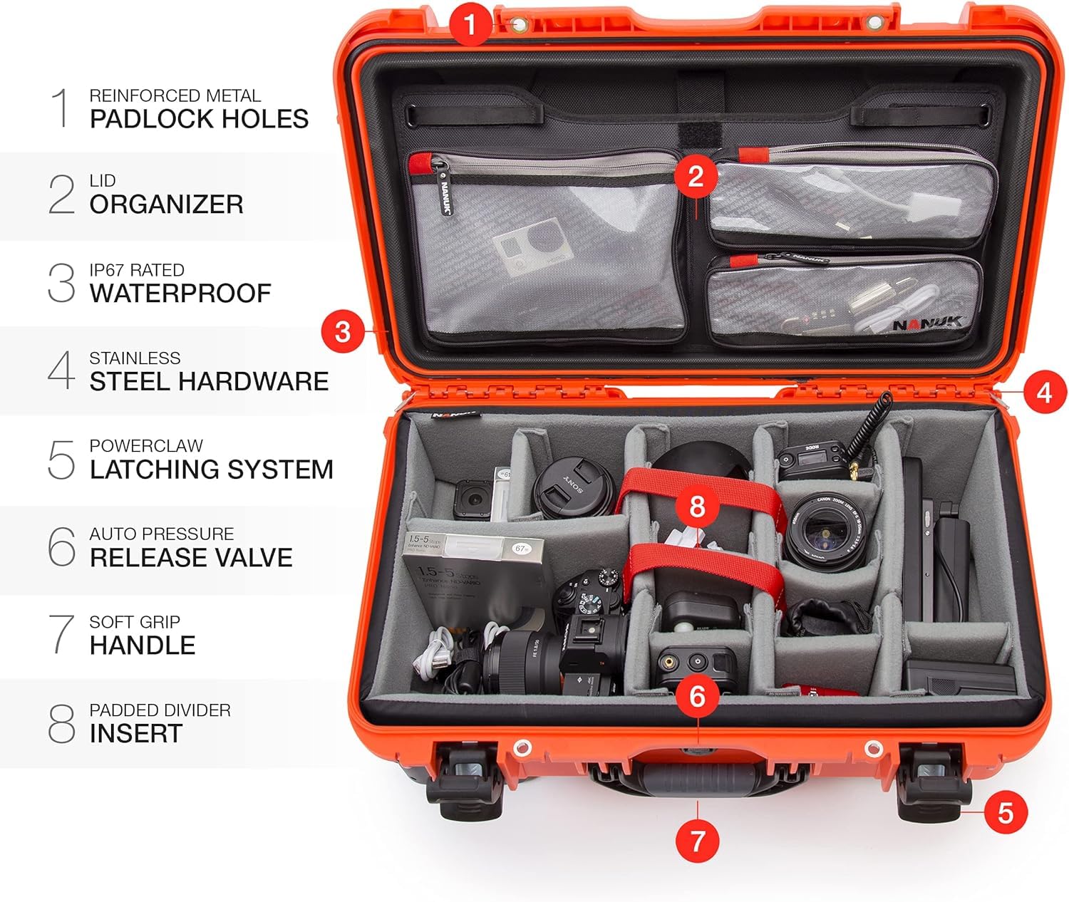 Foto 6 | Funda Rígida Nanuk Wheeled Series 935, Ligera E Impermeable - Venta Internacional.