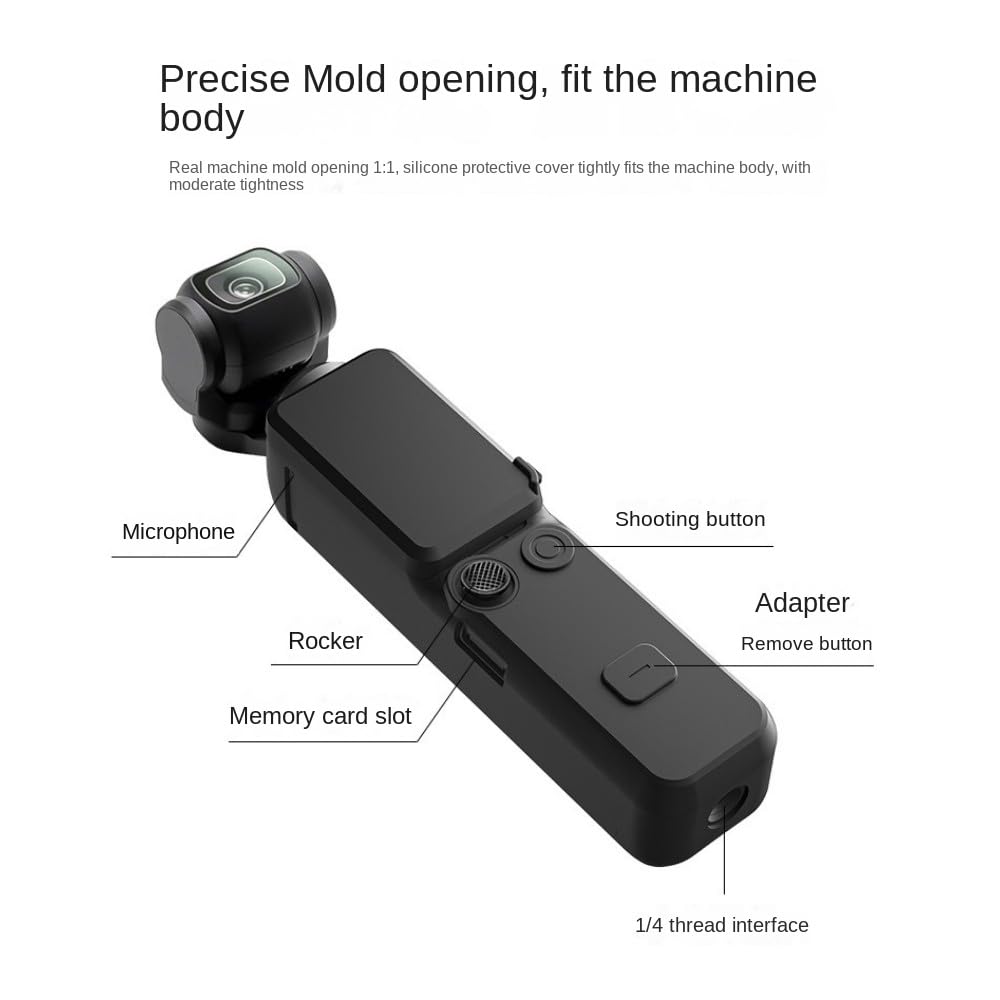 Foto 5 pulgar | Funda Protectora Y Tapa De Pantalla Para Dji Osmo Pocket 3 - Venta Internacional.