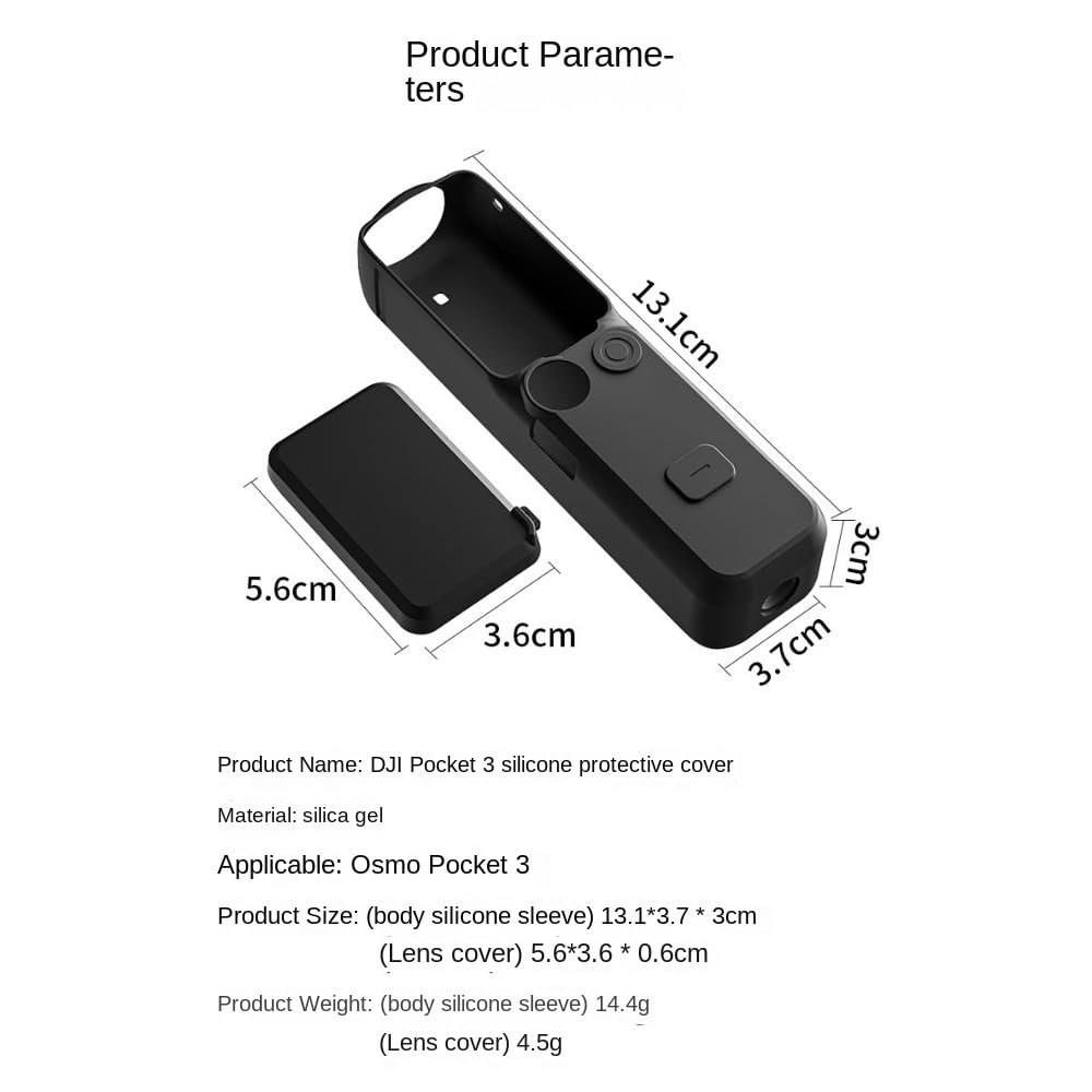 Foto 8 pulgar | Funda Protectora Y Tapa De Pantalla Para Dji Osmo Pocket 3 - Venta Internacional.