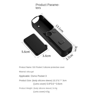 Foto 7 | Funda Protectora Y Tapa De Pantalla Para Dji Osmo Pocket 3 - Venta Internacional.