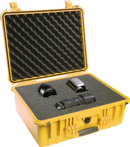 Foto 3 | Funda Para Cámara Pelican 1550 Impermeable Con Espuma Amarilla - Venta Internacional.