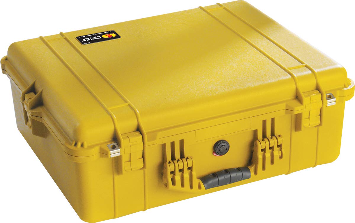 Foto 2 pulgar | Funda Para Cámara Pelican 1600 Con Espuma Impermeable, Color Amarillo, 21,43 X 16,50 X 7,87 Cm - Venta Internacional.