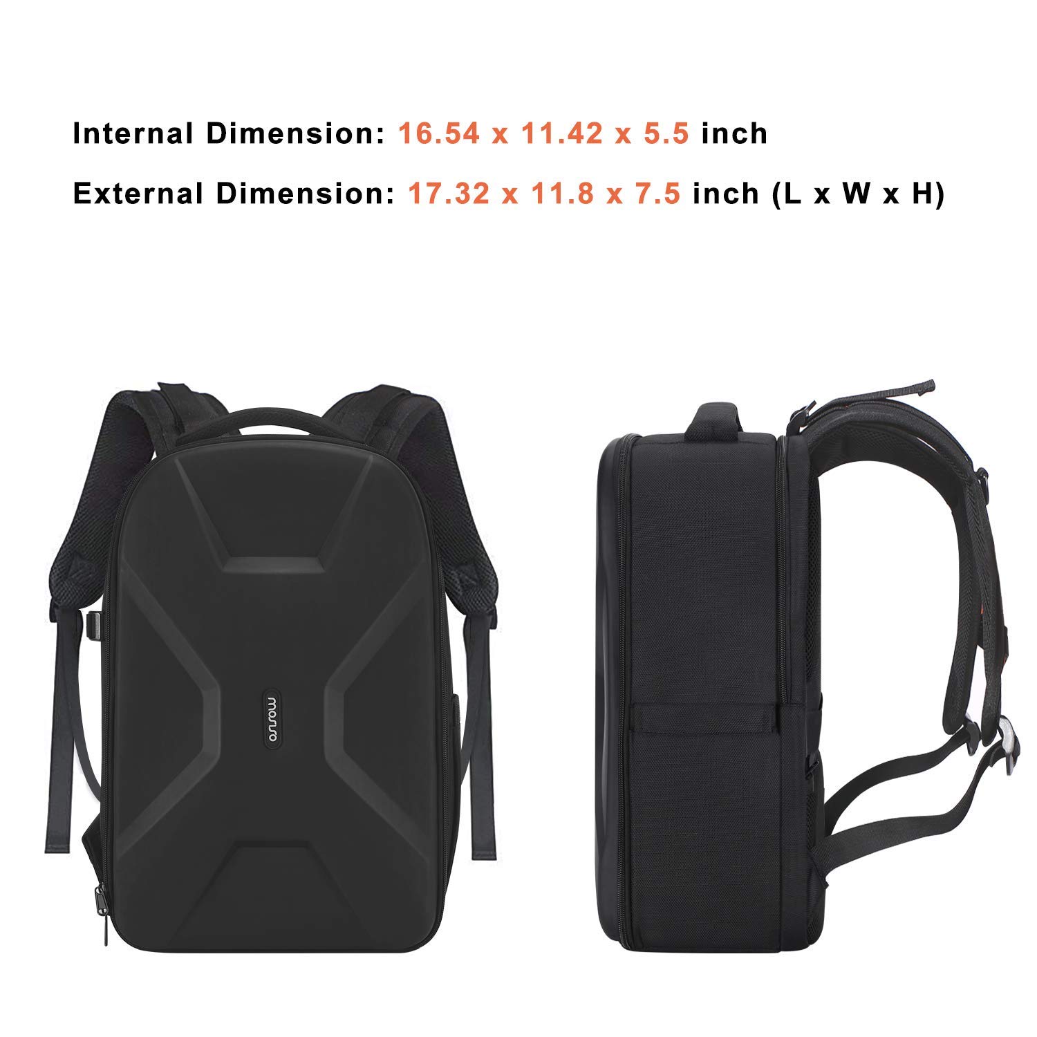 Foto 8 pulgar | Mochila Mosiso Para Cámara, Resistente Al Agua, De 15 A 16 Pulgadas - Venta Internacional.