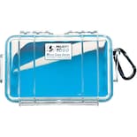 Microfunda Pelican 1050 Para Iphone, Gopro, Cámara Azul/transparente - Venta Internacional.