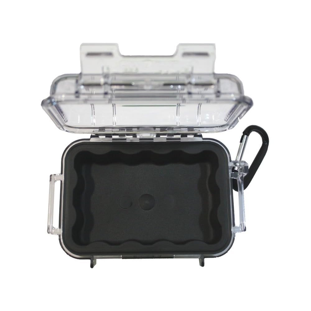 Foto 4 pulgar | Funda Pelican 1010 Micro, Negra Y Transparente, Resistente Al Agua Ip67 - Venta Internacional.