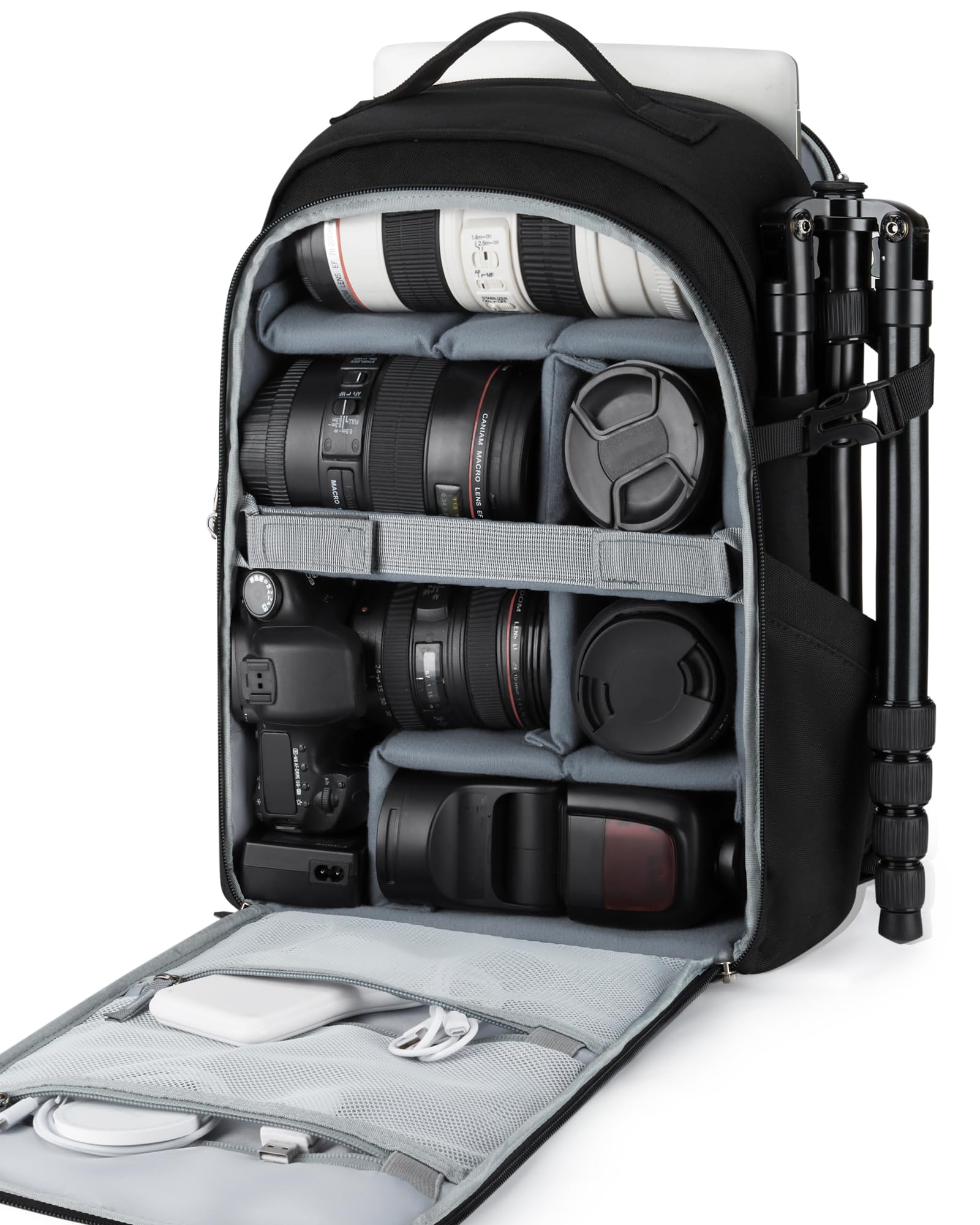 Foto 1 | Bolsa De Cámara Bagsmart Para Cámara Réflex Digital Con Portátil De 15.6 Pulgadas - Venta Internacional.