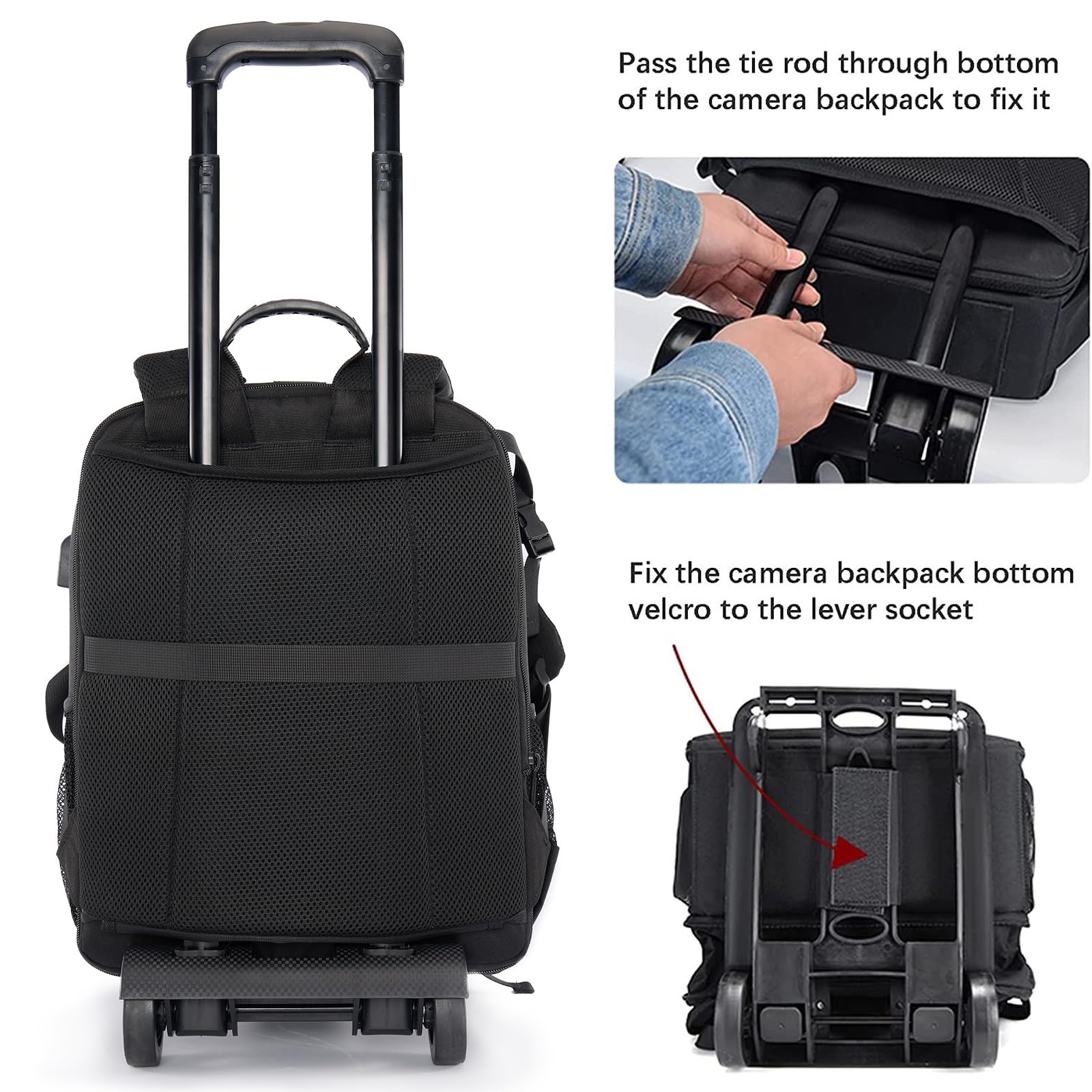 Foto 6 pulgar | Mochila Para Cámara Caden Professional Para Cámaras Réflex Digitales O Réflex Sin Espejo - Venta Internacional.