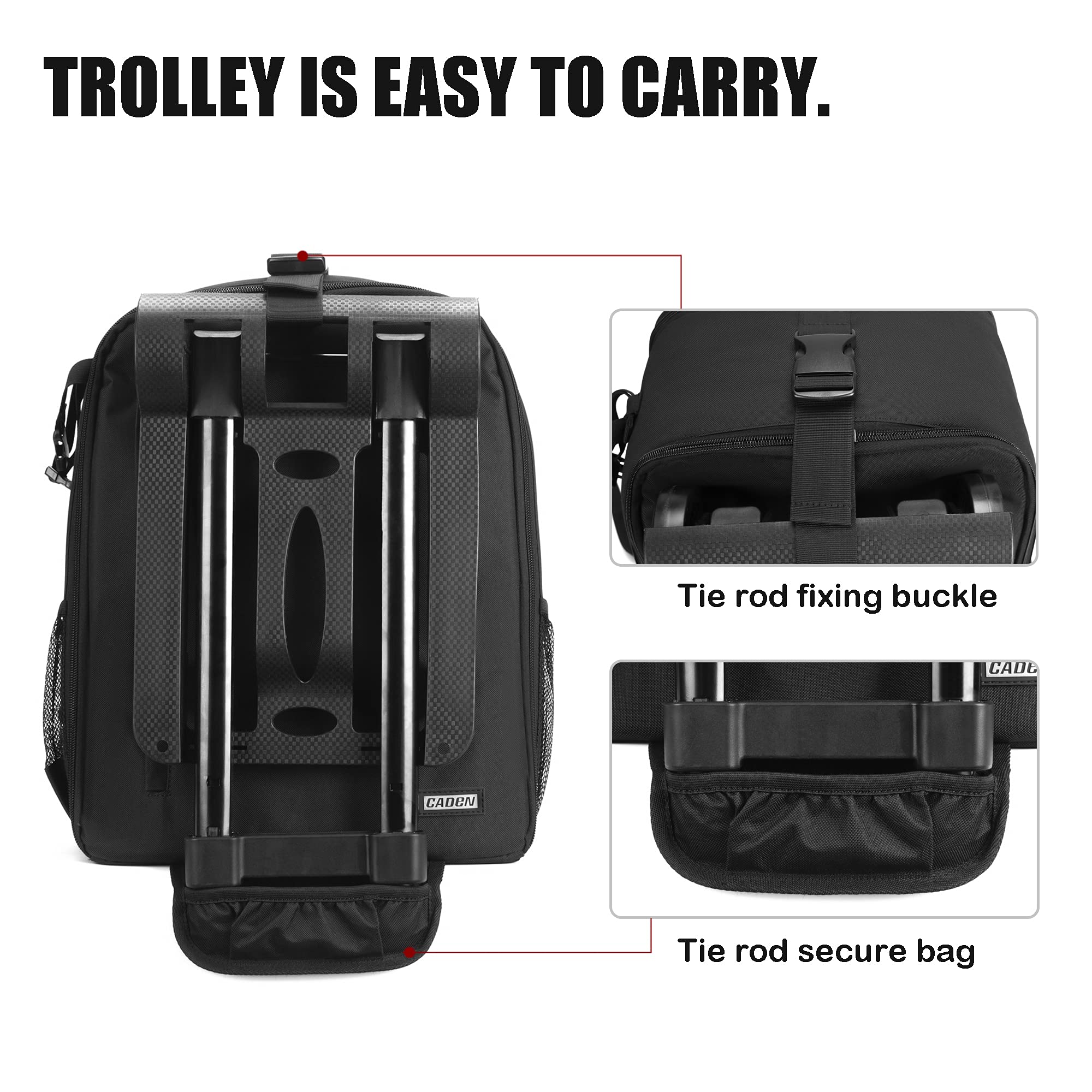 Foto 7 pulgar | Mochila Para Cámara Caden Professional Para Cámaras Réflex Digitales O Réflex Sin Espejo - Venta Internacional.