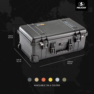 Foto 5 | Funda Pelican 1510 Con Separadores Acolchados, Color Negro - Venta Internacional.
