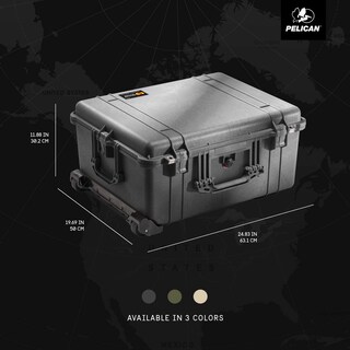 Foto 5 | Funda Pelican 1610-020-110 Con Espuma Negra E Interior De 55 X 42 X 27 Cm - Venta Internacional.