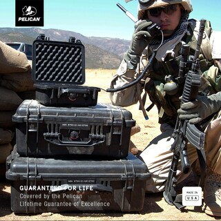 Foto 6 | Funda Pelican 1610-020-110 Con Espuma Negra E Interior De 55 X 42 X 27 Cm - Venta Internacional.