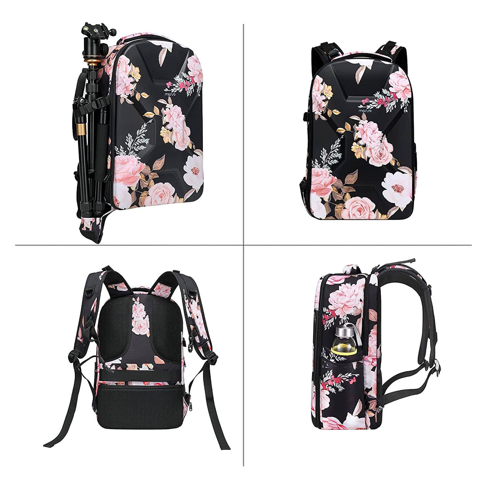 Foto 6 pulgar | Mochila Mosiso Peony Impermeable Para Cámara Réflex Digital, Réflex O Sin Espejo - Venta Internacional.