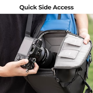 Foto 4 | Mochila Para Cámara K&f Concept De Gran Capacidad Con Protector De Lluvia De 20 Litros - Venta Internacional.