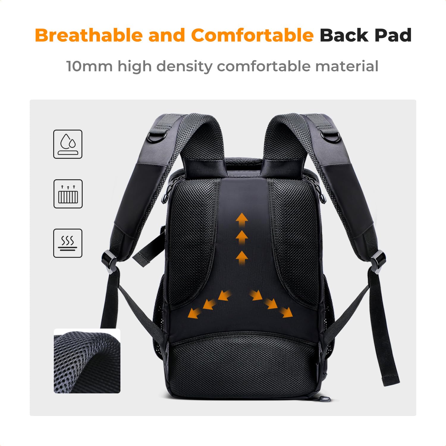Foto 5 pulgar | Mochila Para Cámara K&f Concept De 25 Litros Con Funda Impermeable Para Canon/nikon/sony - Venta Internacional.