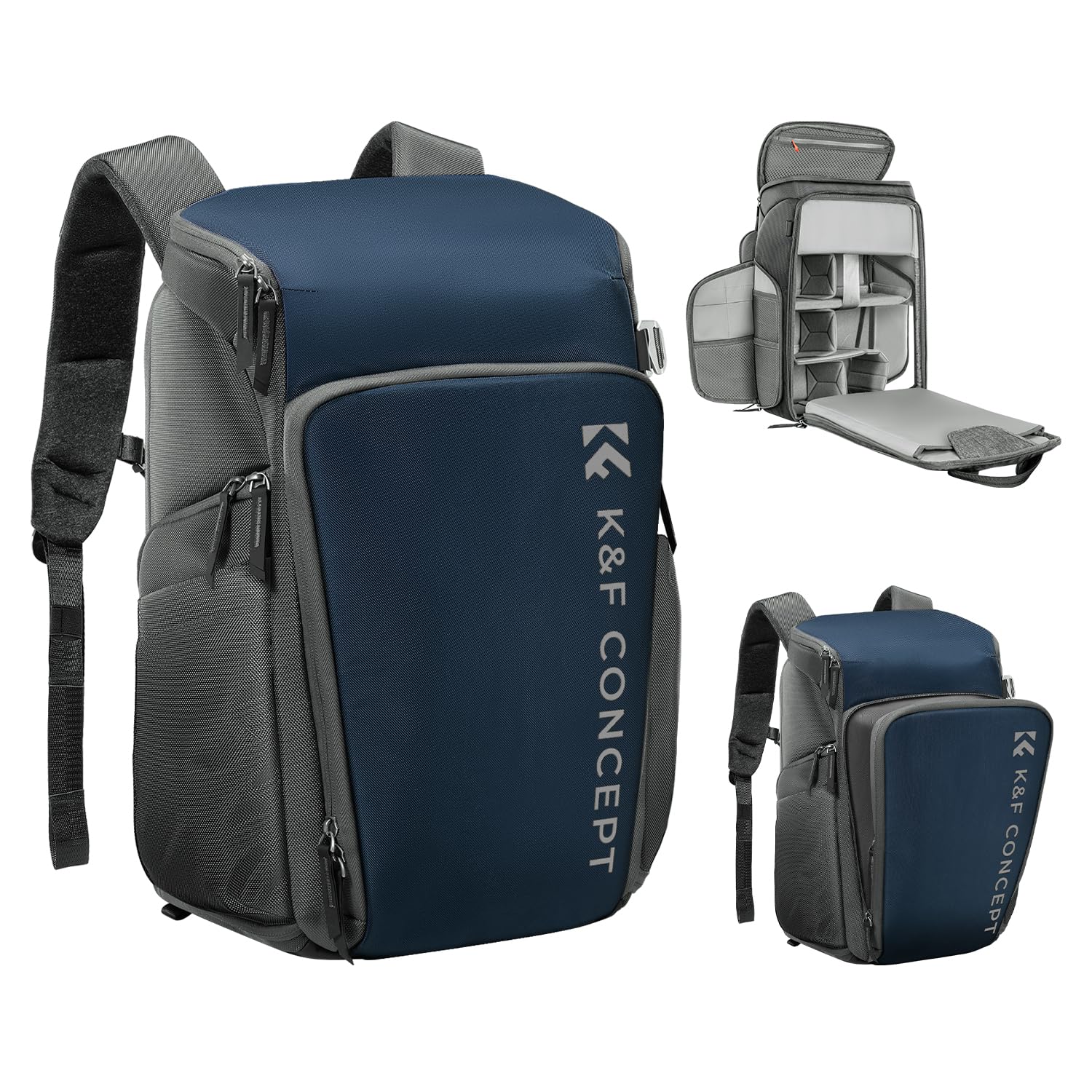 Mochila para Cámara K&f Concept Impermeable De 25 Litros Con Funda Para Lluvia - Venta Internacional