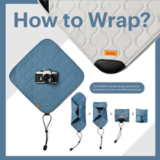 Foto 7 | Funda Para Cámara Kodak, Tamaño L, 38,5 X 38,5 Cm, Resistente Al Agua, Color Azul - Venta Internacional.
