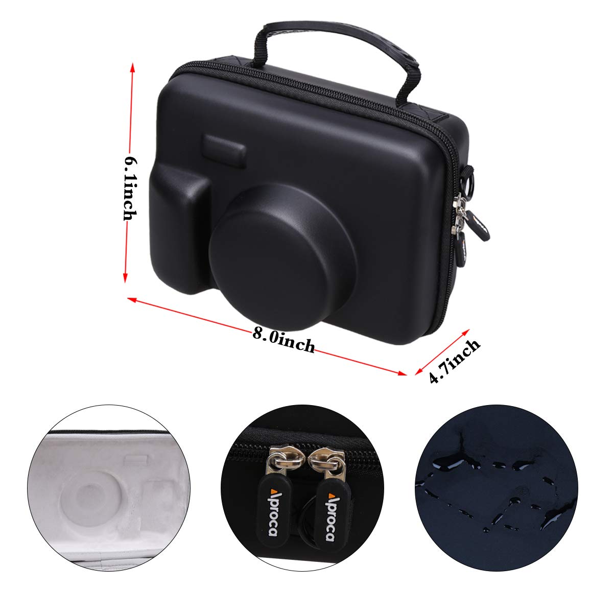 Foto 8 pulgar | Funda de Almacenamiento Aproca para Cámara Fujifilm Instax Wide 400/300 - Venta Internacional