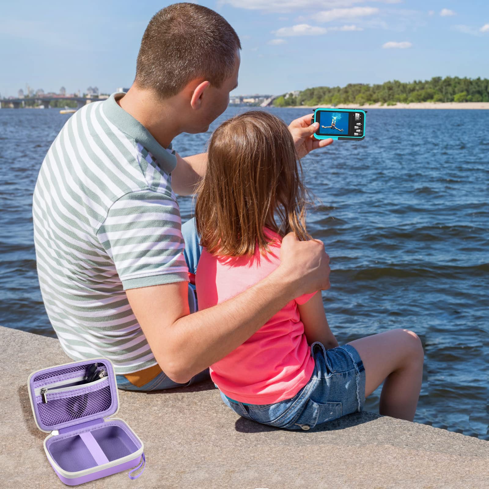 Foto 7 pulgar | Funda Para Cámara Gwcase Compatible Con Camkory/yisence/vahoiald - Venta Internacional.