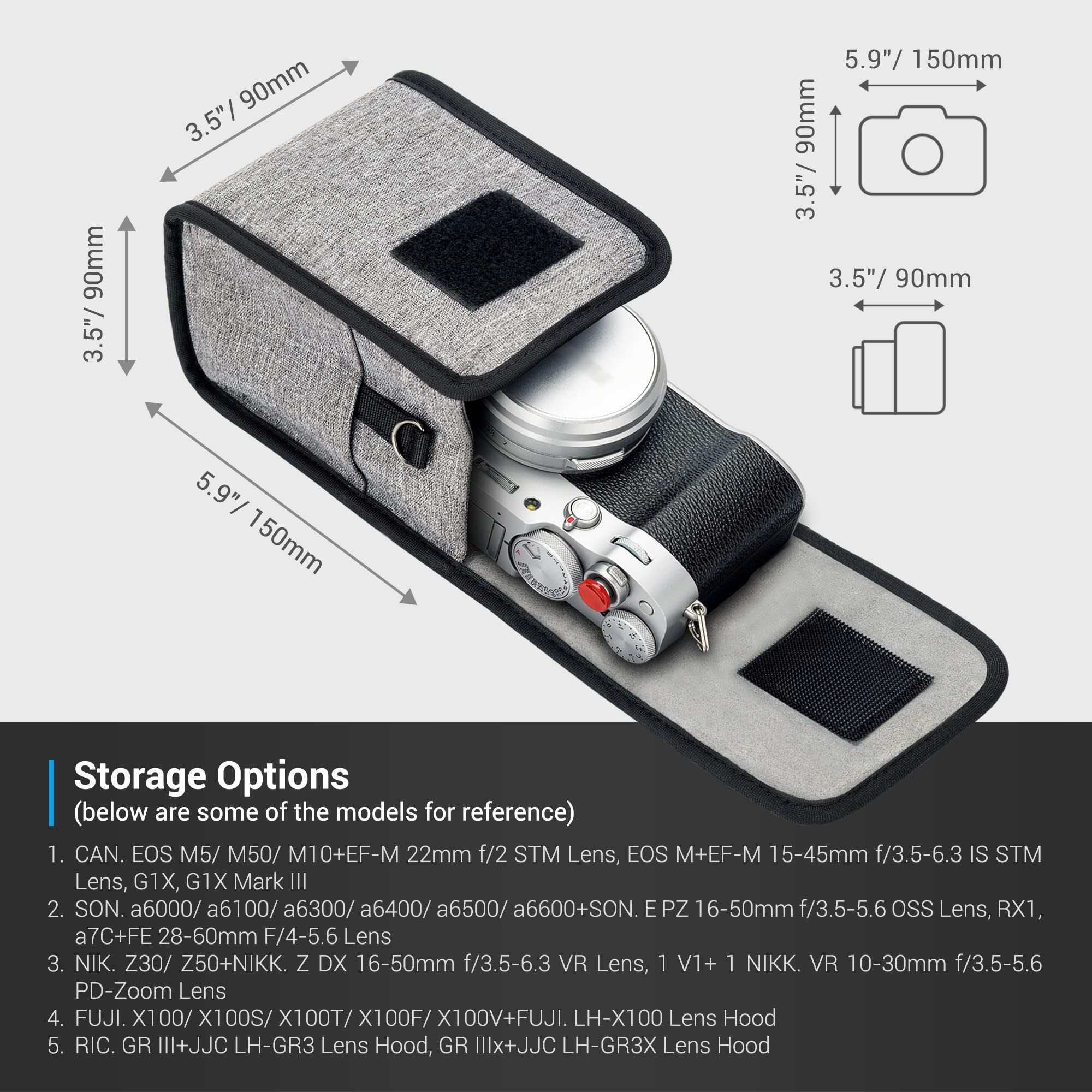 Foto 2 | Funda Bandolera Para Cámara Fuji Fujifilm X100vi - Venta Internacional.