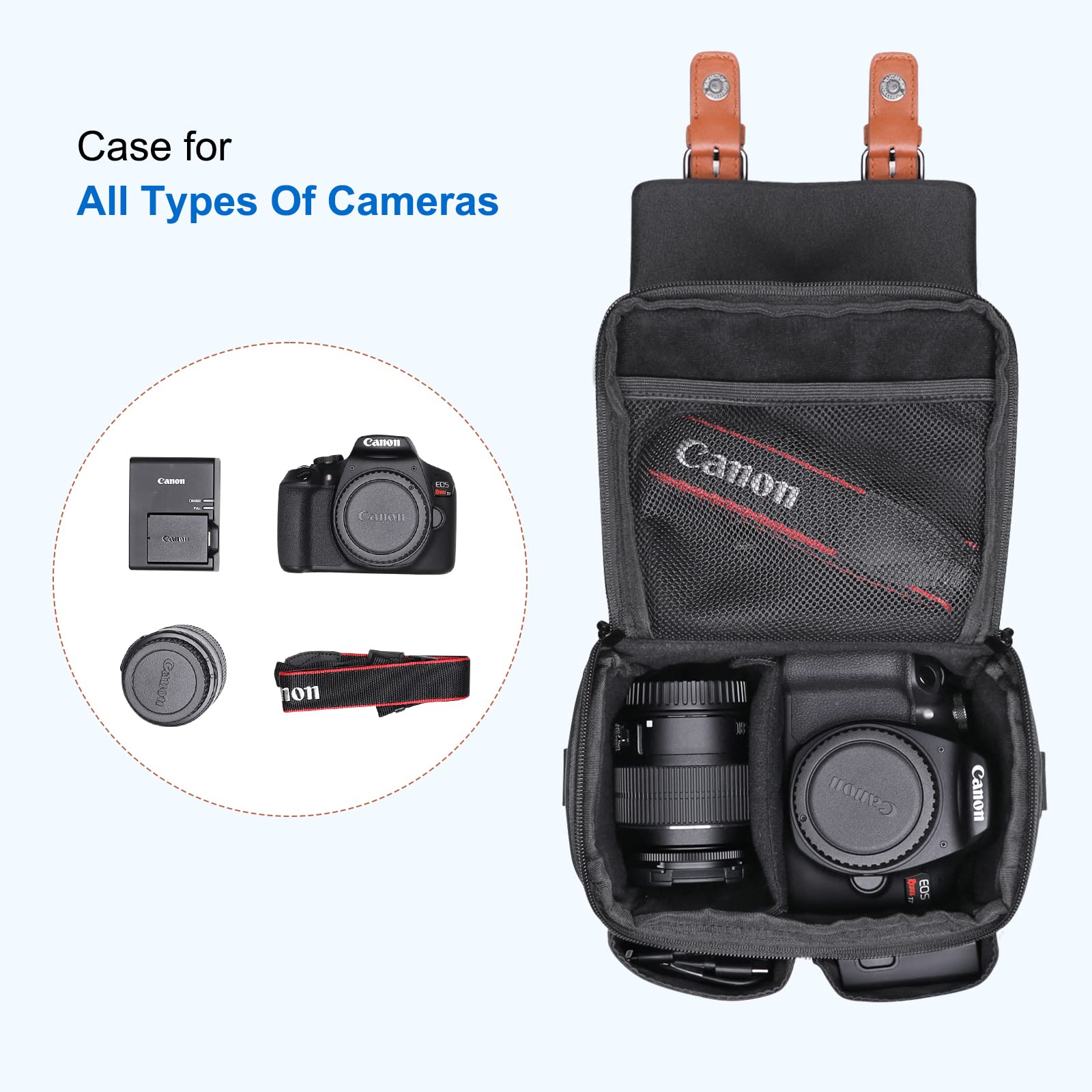 Foto 5 pulgar | Funda De Cámara Xanad Para Sony Alpha A6000, A6100, A6300, A6400, A6500, A6600 - Venta Internacional.