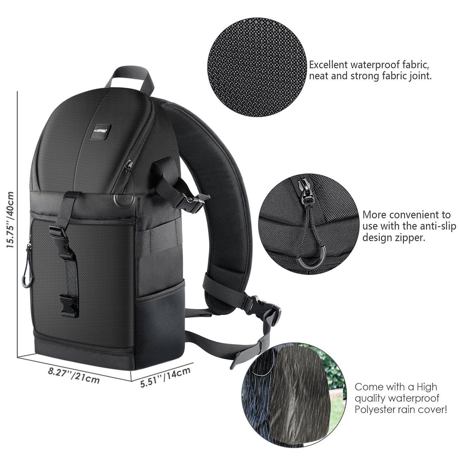 Foto 4 pulgar | Funda De Cámara Tipo Bandolera Neewer Para Nikon Canon Sony Dslr - Venta Internacional.