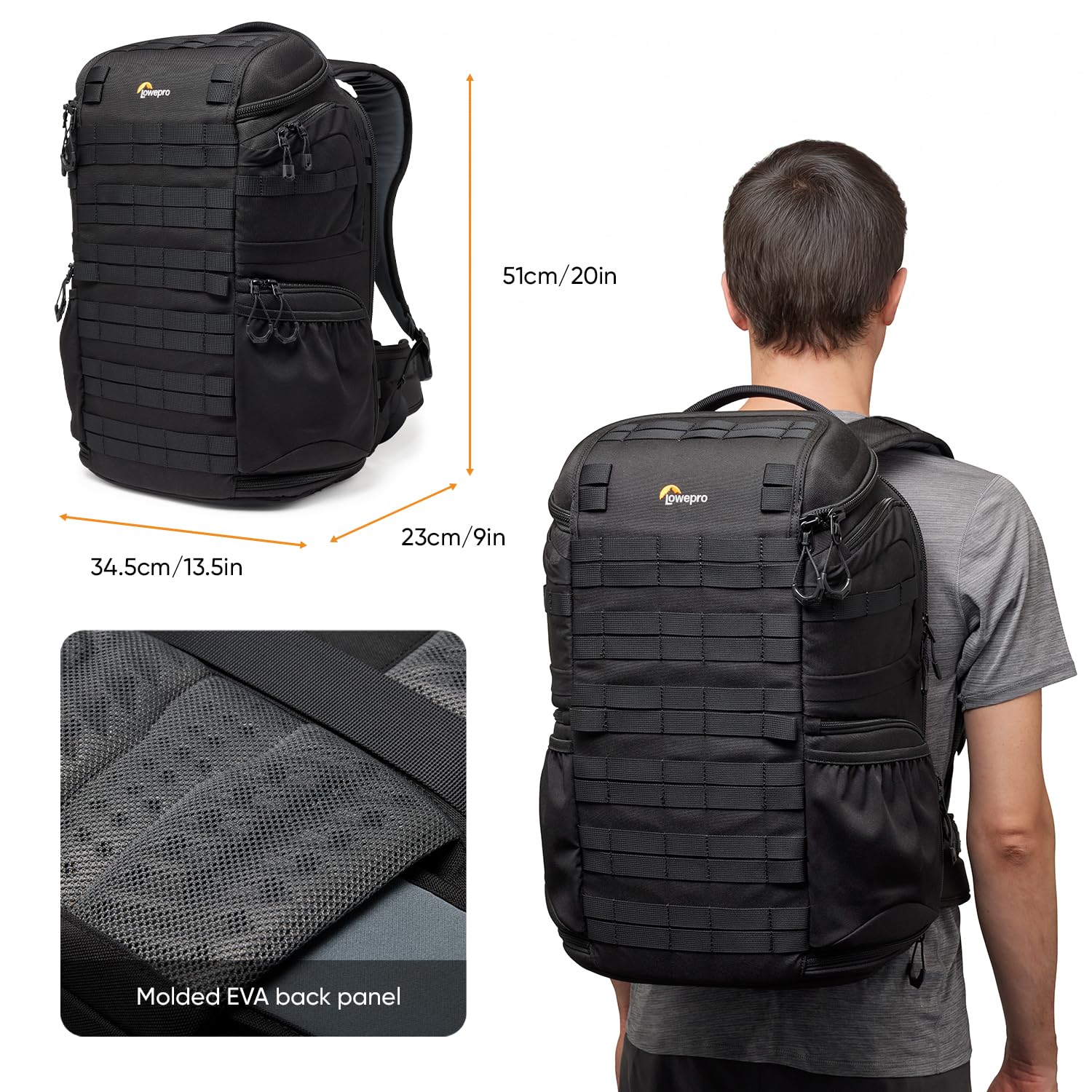 Foto 2 | Mochila Para Cámara Lowepro Protactic Bp 450 Aw Iii 28l - Venta Internacional.