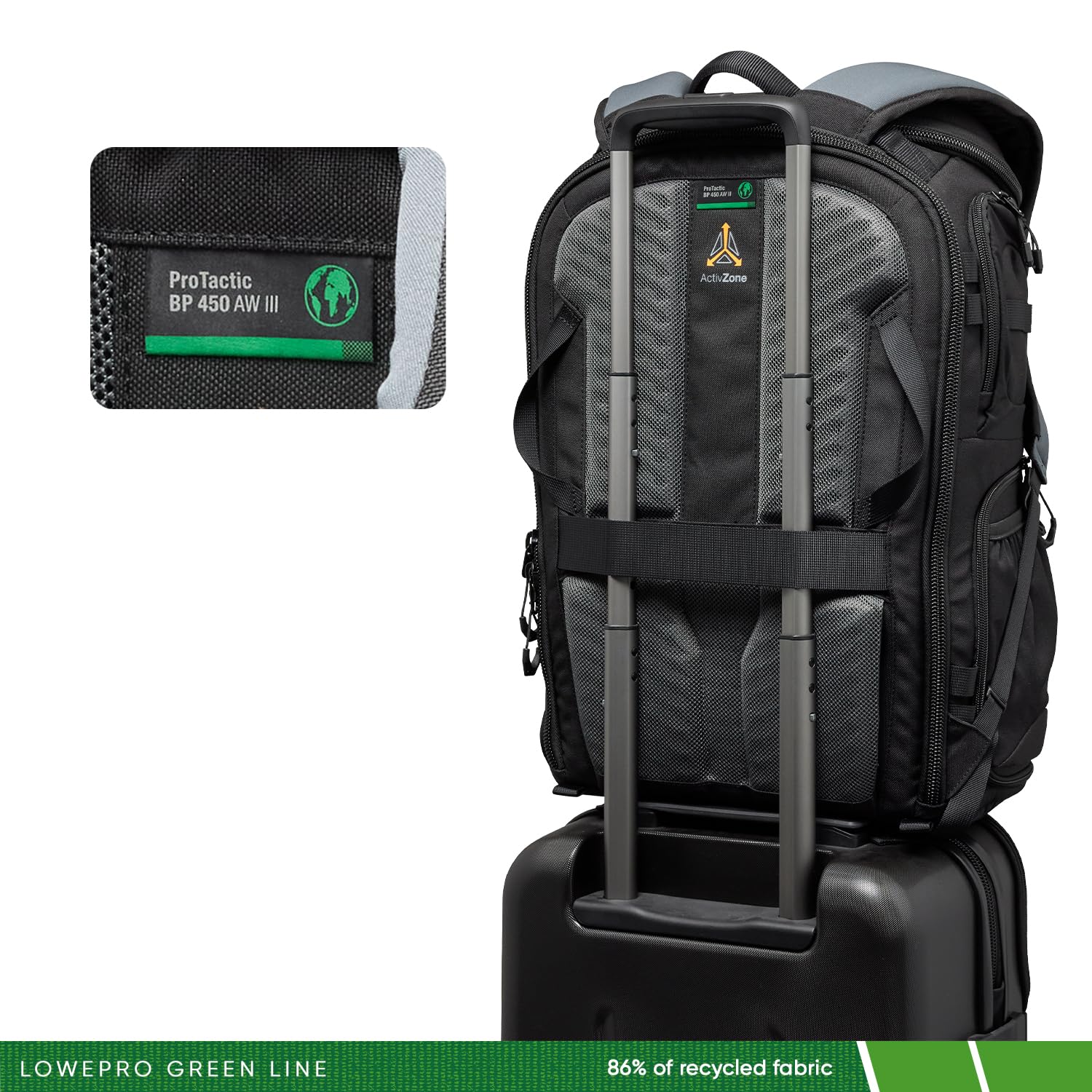 Foto 8 pulgar | Mochila Para Cámara Lowepro Protactic Bp 450 Aw Iii 28l - Venta Internacional.