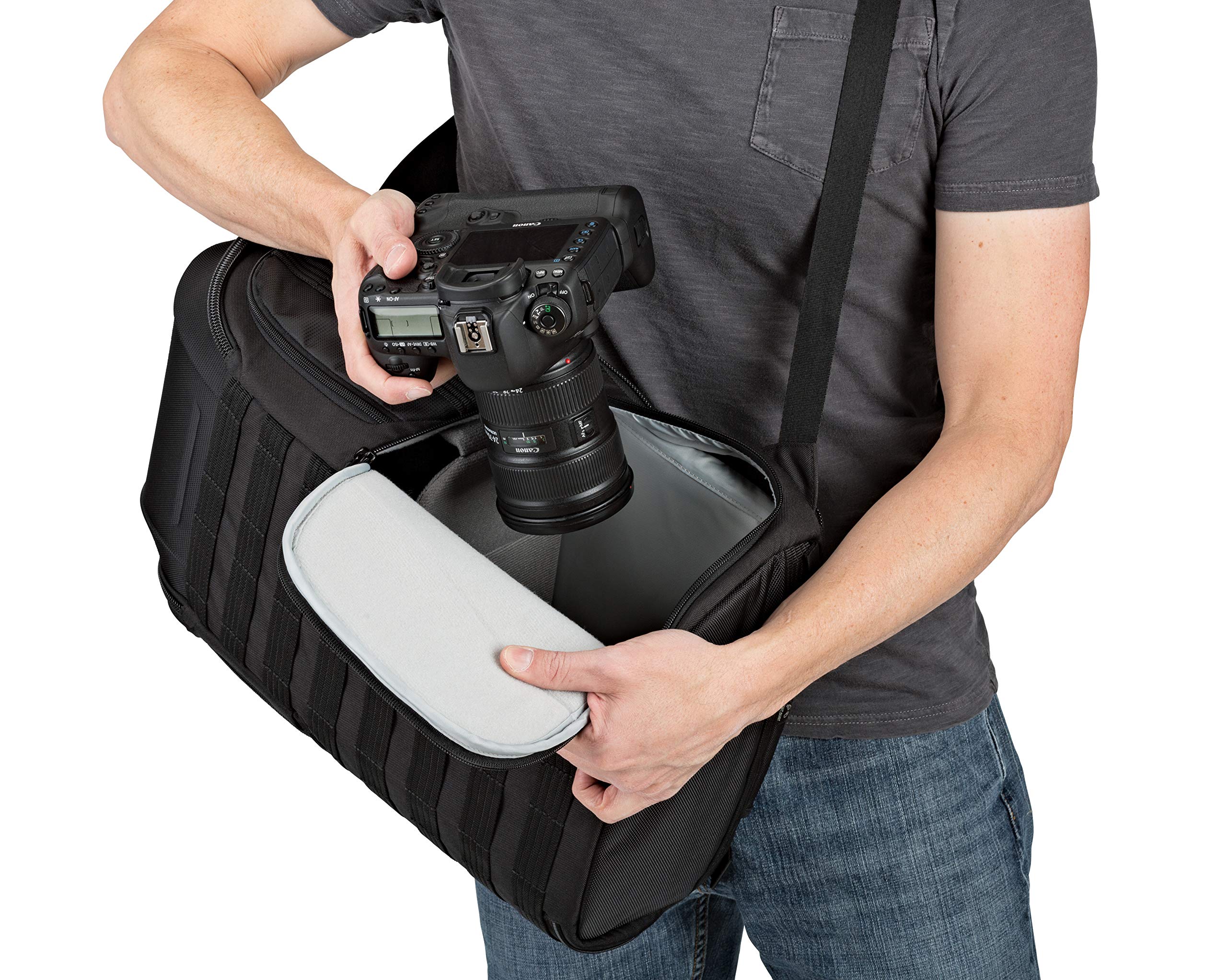 Foto 6 pulgar | Mochila Lowepro Protactic 450 Aw Ii Negra Para Portátil De 15 Pulgadas - Venta Internacional.