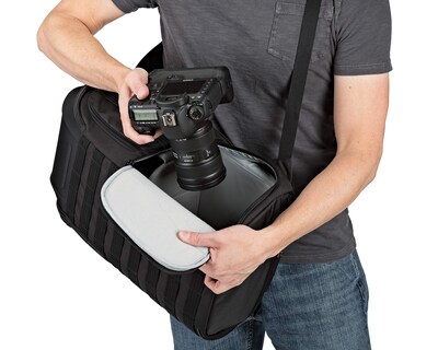 Foto 5 | Mochila Lowepro Protactic 450 Aw Ii Negra Para Portátil De 15 Pulgadas - Venta Internacional.