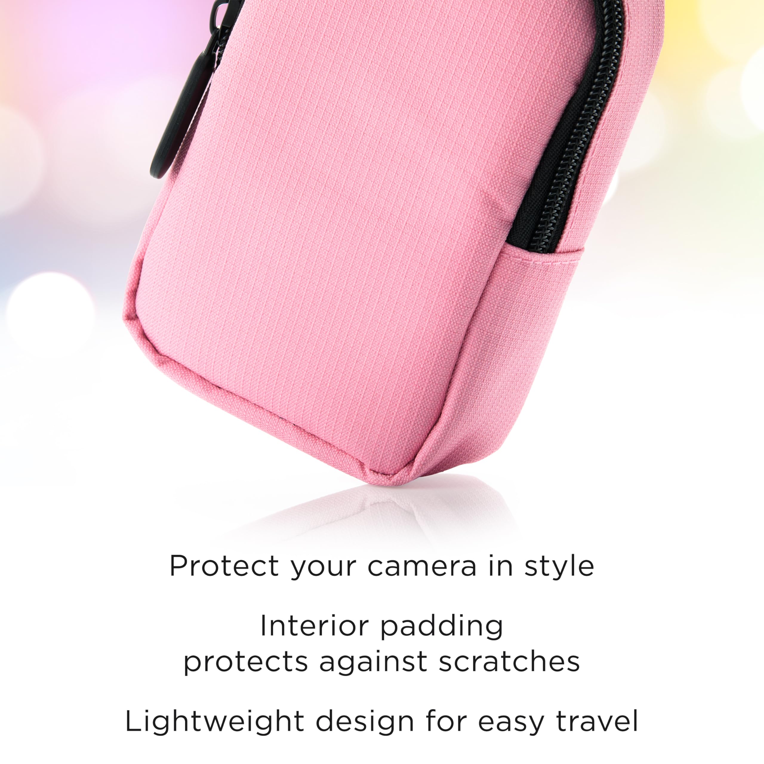 Foto 6 pulgar | Funda Para Cámara Zink Soft Small Con Bolsillo De Papel Fotográfico, Color Rosa - Venta Internacional.