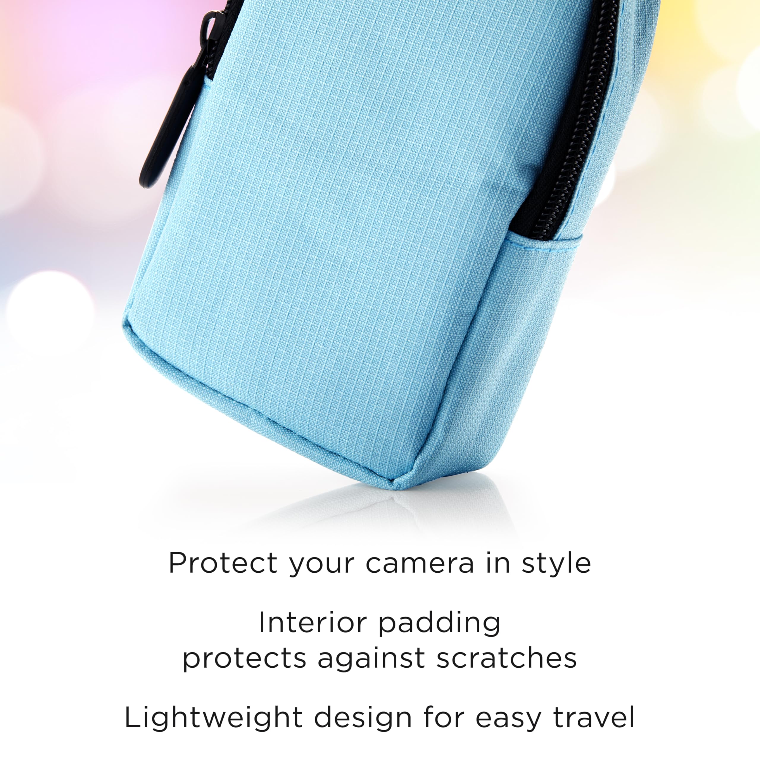 Foto 5 | Funda Para Cámara Zink Soft Small Con Bolsillo De Papel Fotográfico, Color Azul - Venta Internacional.