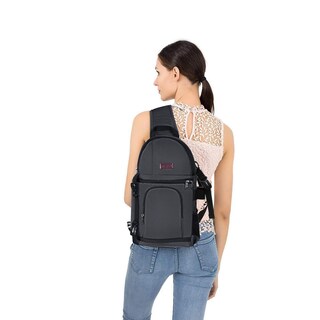Foto 6 | Funda Bandolera Mosiso Para Cámara Réflex Digital, Réflex Digital Y Sin Espejo, Color Gris Espacial - Venta Interna