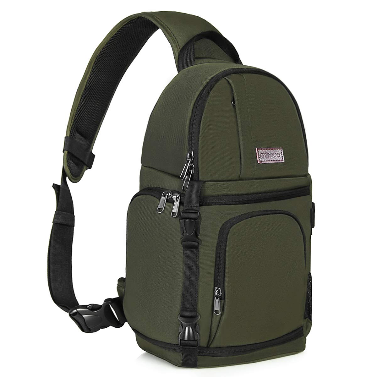 Foto 2 pulgar | Bolso Bandolera Mosiso Para Cámara Réflex Digital, Réflex Digital Sin Espejo, Color Verde Militar - Venta Internacion