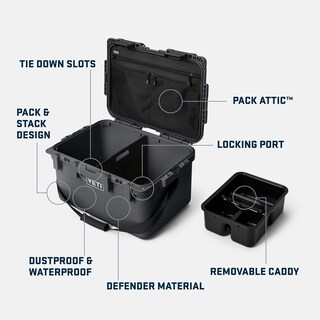 Foto 5 | Maleta de Carga Yeti Loadout 30 Gobox Divided Firefly Aamarillo - Venta Internacional
