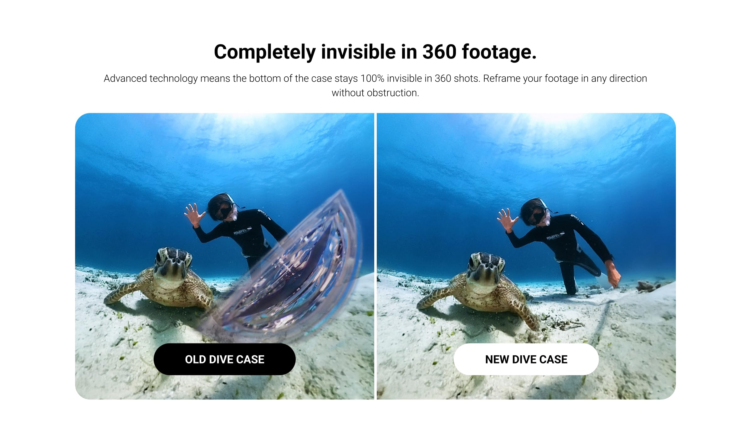 Foto 3 | Funda De Buceo Insta360 X3 Invisible, Impermeable, 50 M, Para Cámara X3 - Venta Internacional.