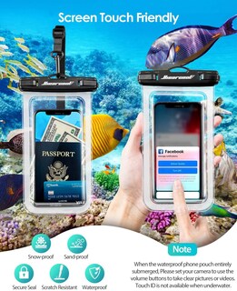 Foto 5 | Funda Impermeable Hiearcool Ipx8 para iPhone 4 Piezas- Venta Internacional