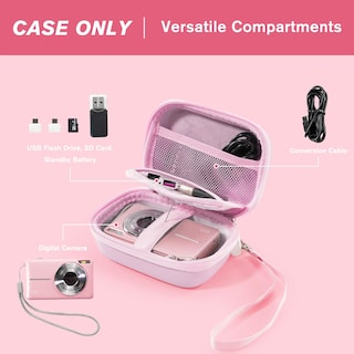 Foto 3 | Funda De Cámara Procase Para Kodak Pixpro Fz55/fz53/fz45/fz43 Rosa - Venta Internacional.