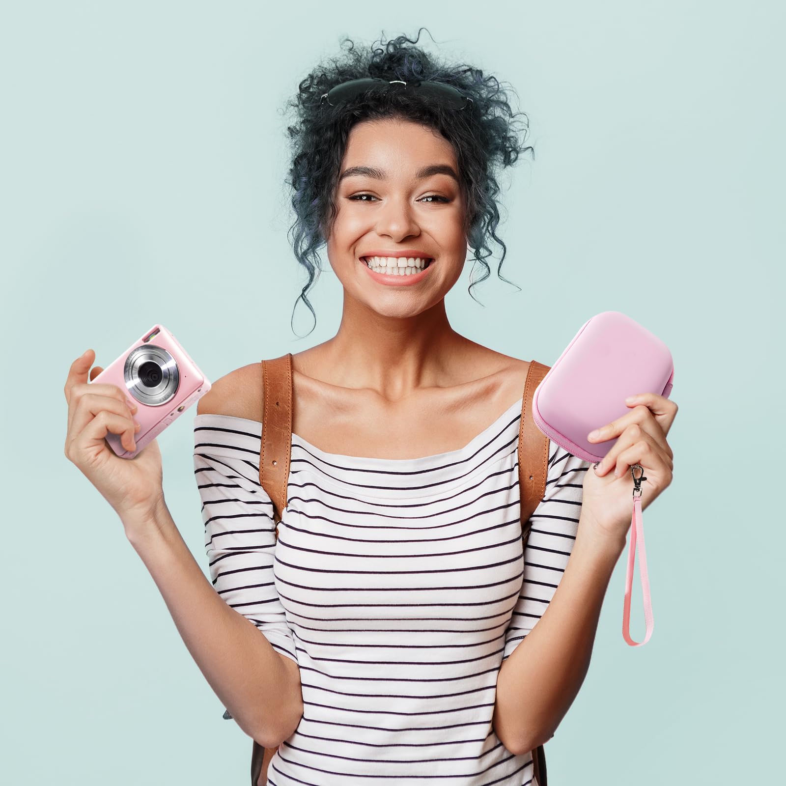 Foto 7 | Funda De Cámara Procase Para Kodak Pixpro Fz55/fz53/fz45/fz43 Rosa - Venta Internacional.