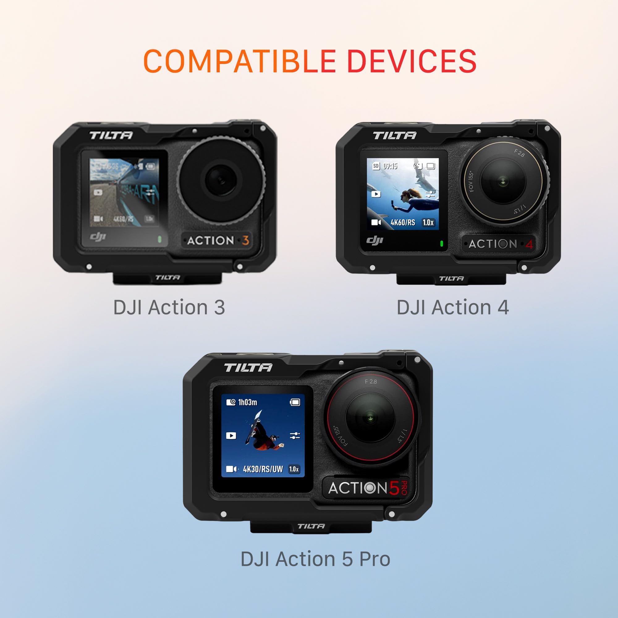 Foto 3 pulgar | Funda De Cámara Tilta Totalmente Compatible Con Dji Osmo Action 3, 4 Y 5 Pro - Venta Internacional.
