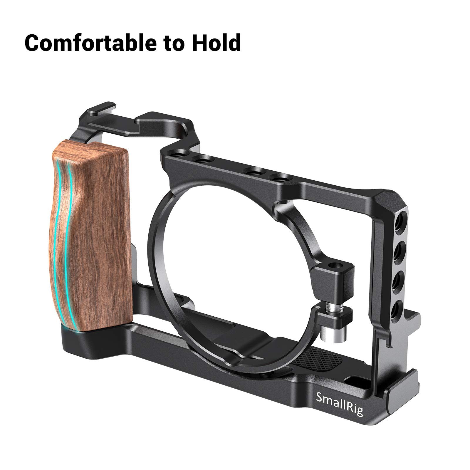 Foto 5 pulgar | Soporte De Cámara Smallrig Para Sony Rx100 Vi/vii Con Mango De Madera - Venta Internacional.