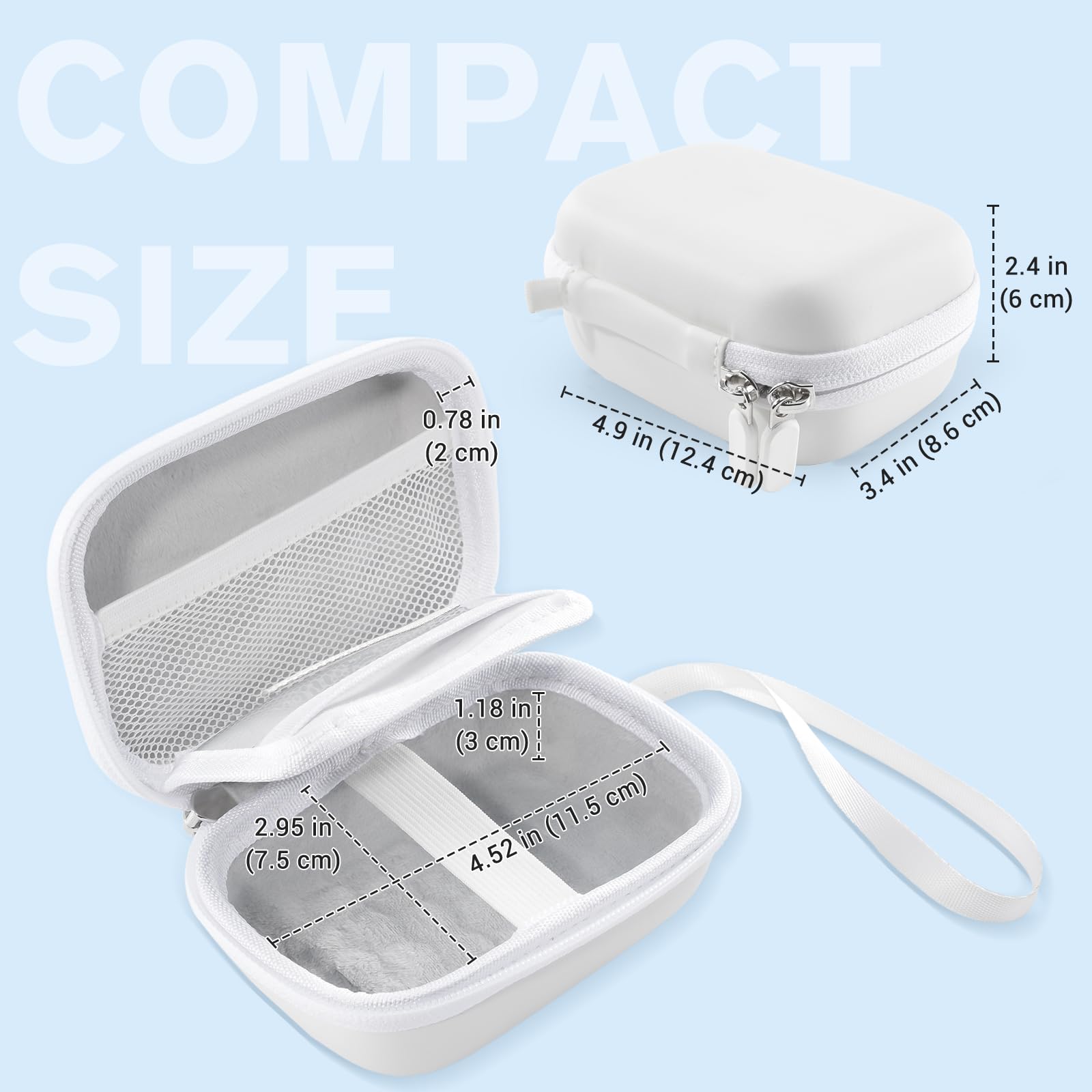 Foto 6 | Funda De Cámara Procase Para Kodak Pixpro Fz55/fz53/fz45/fz43, Color Blanco - Venta Internacional.