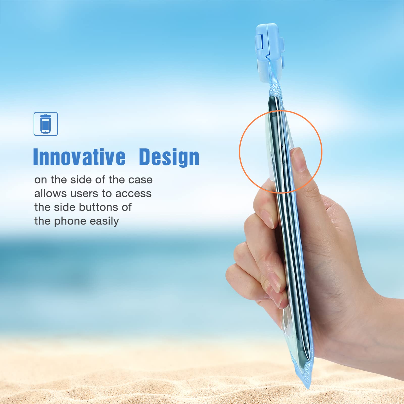 Foto 7 pulgar | Funda Impermeable Para Teléfono Procase, Paquete De 2 Para Iphone Y Galaxy - Venta Internacional.