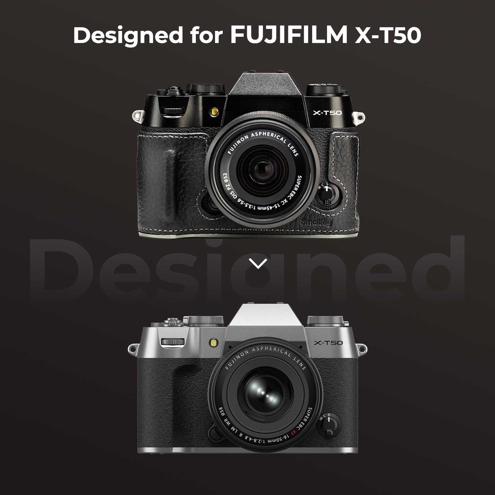 Foto 6 | Kit De Funda De Media Piel Smallrig X-t50 Para Fujifilm X-t50 - Venta Internacional.