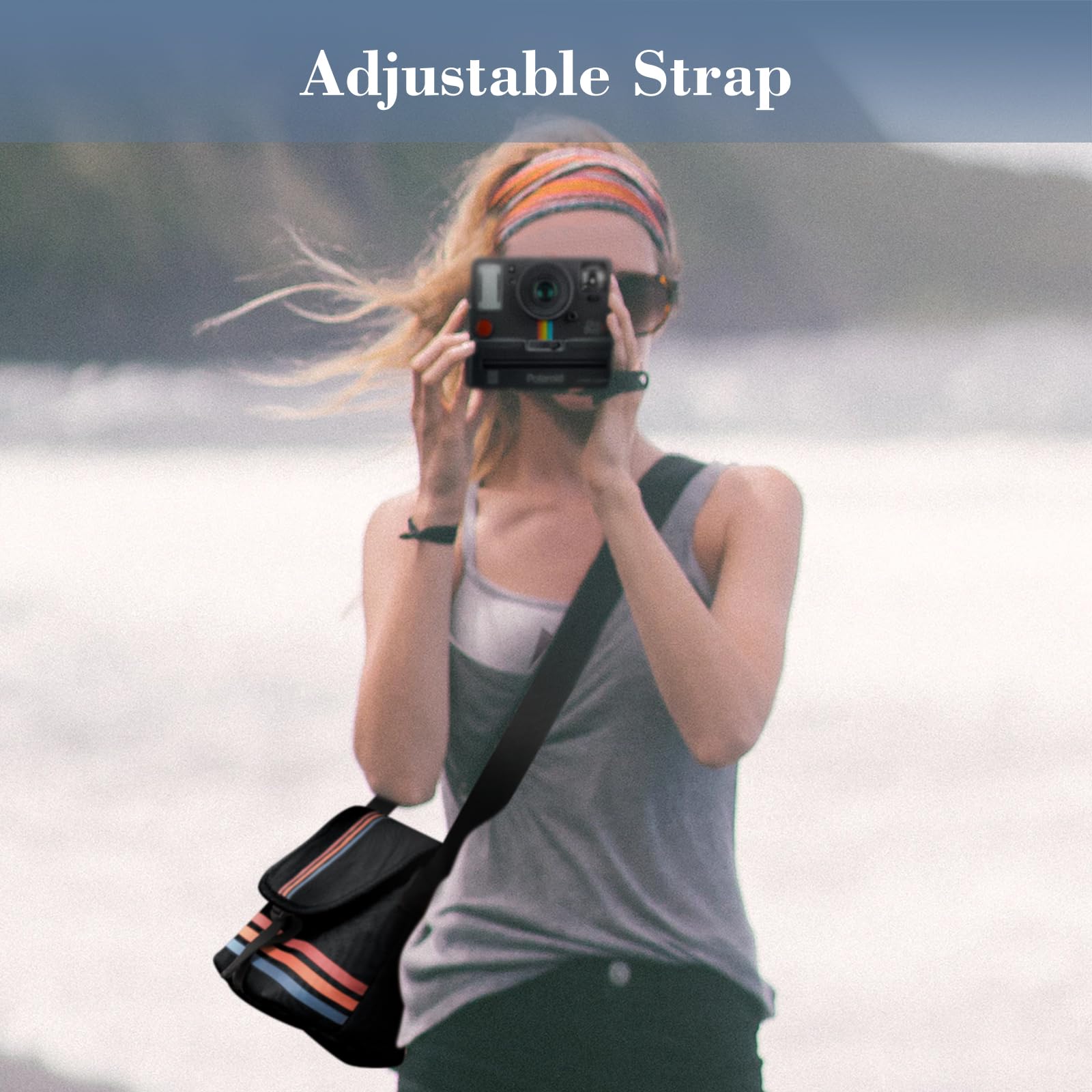 Foto 5 | Bolsa De Cámara Fintie Crossbody Para Cámara Polaroid Now+ I-type - Venta Internacional.
